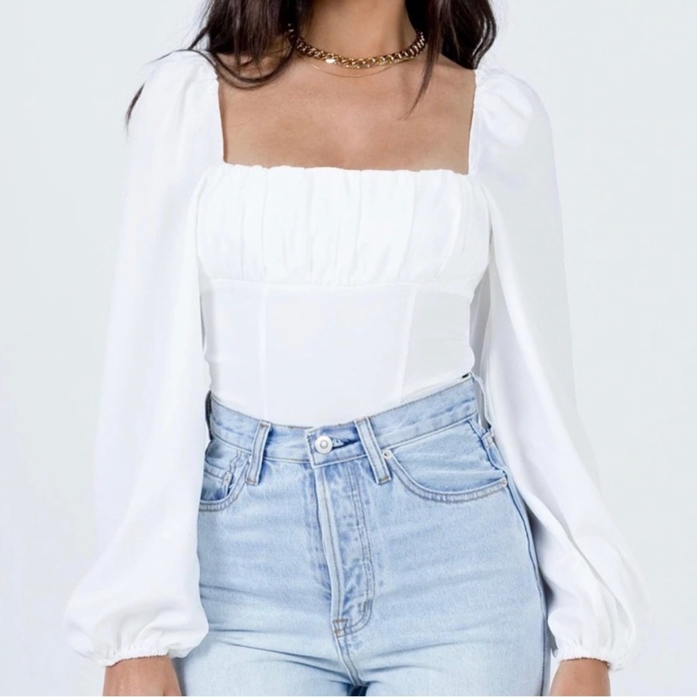 Princess Polly White Bodysuit
